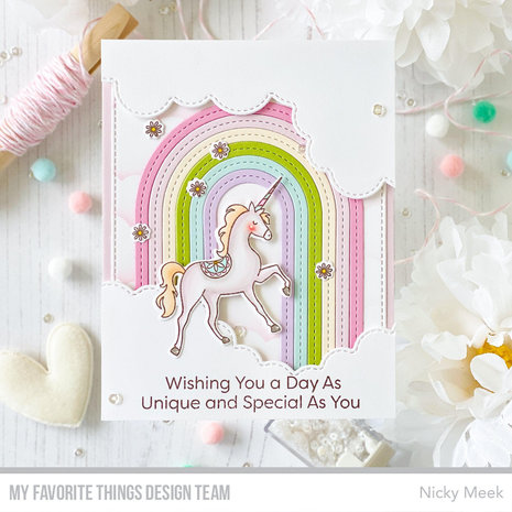 My Favorite Things Die-namics Stitched Tall Rainbow (MFT-2306) My Favorite Things Die-namics Stitched Tall Rainbow (MFT-2306)