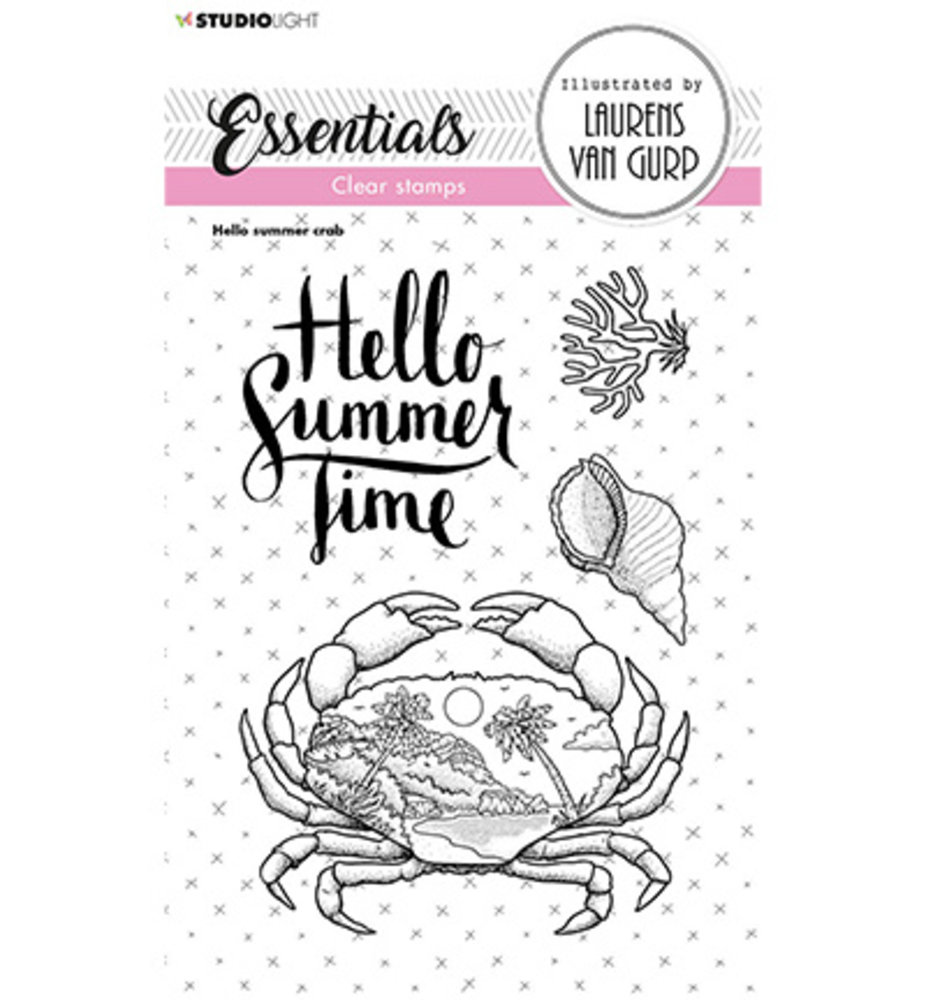 Studio Light Essentials Clear Stamps Hello Summer Crab (BL-ES-STAMP254)