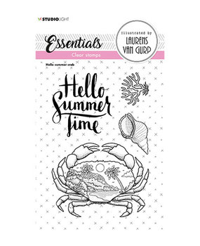 Studio Light Essentials Clear Stamps Hello Summer Crab (BL-ES-STAMP254)