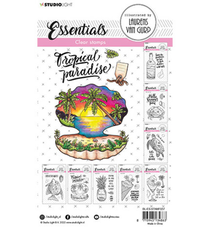 Studio Light Essentials Clear Stamps Tropical Paradise (BL-ES-STAMP257)