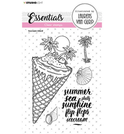 Studio Light Essentials Clear Stamps Icecream Island (BL-ES-STAMP259) Studio Light Essentials Clear Stamps Icecream Island (BL-ES-STAMP259)