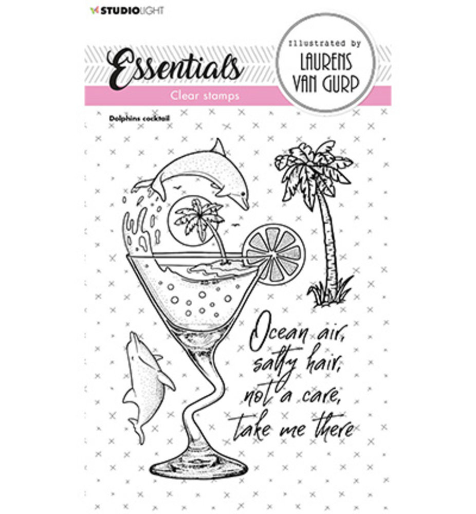 Studio Light Essentials Clear Stamps Dolphins Cocktail (BL-ES-STAMP260) Studio Light Essentials Clear Stamps Dolphins Cocktail (BL-ES-STAMP260)
