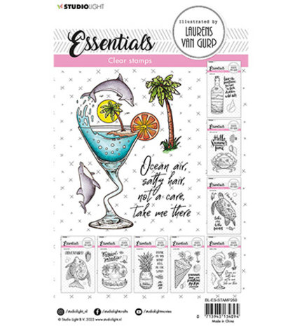Studio Light Essentials Clear Stamps Dolphins Cocktail (BL-ES-STAMP260) Studio Light Essentials Clear Stamps Dolphins Cocktail (BL-ES-STAMP260)
