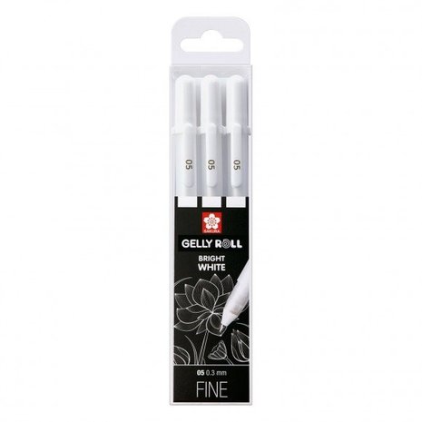SAKURA Gelly Roll Gelpen Wit (POXPGBWH3A) SAKURA Gelly Roll Gelpen Wit (POXPGBWH3A)