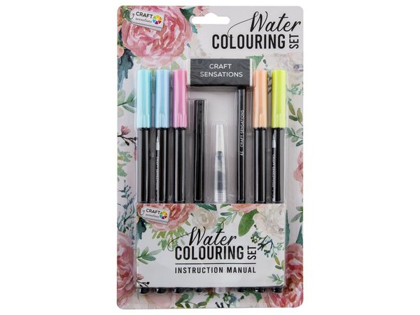 Craft Sensations Water Colouring Set Pastel (CR0475/A) Craft Sensations Water Colouring Set Pastel (CR0475/A)