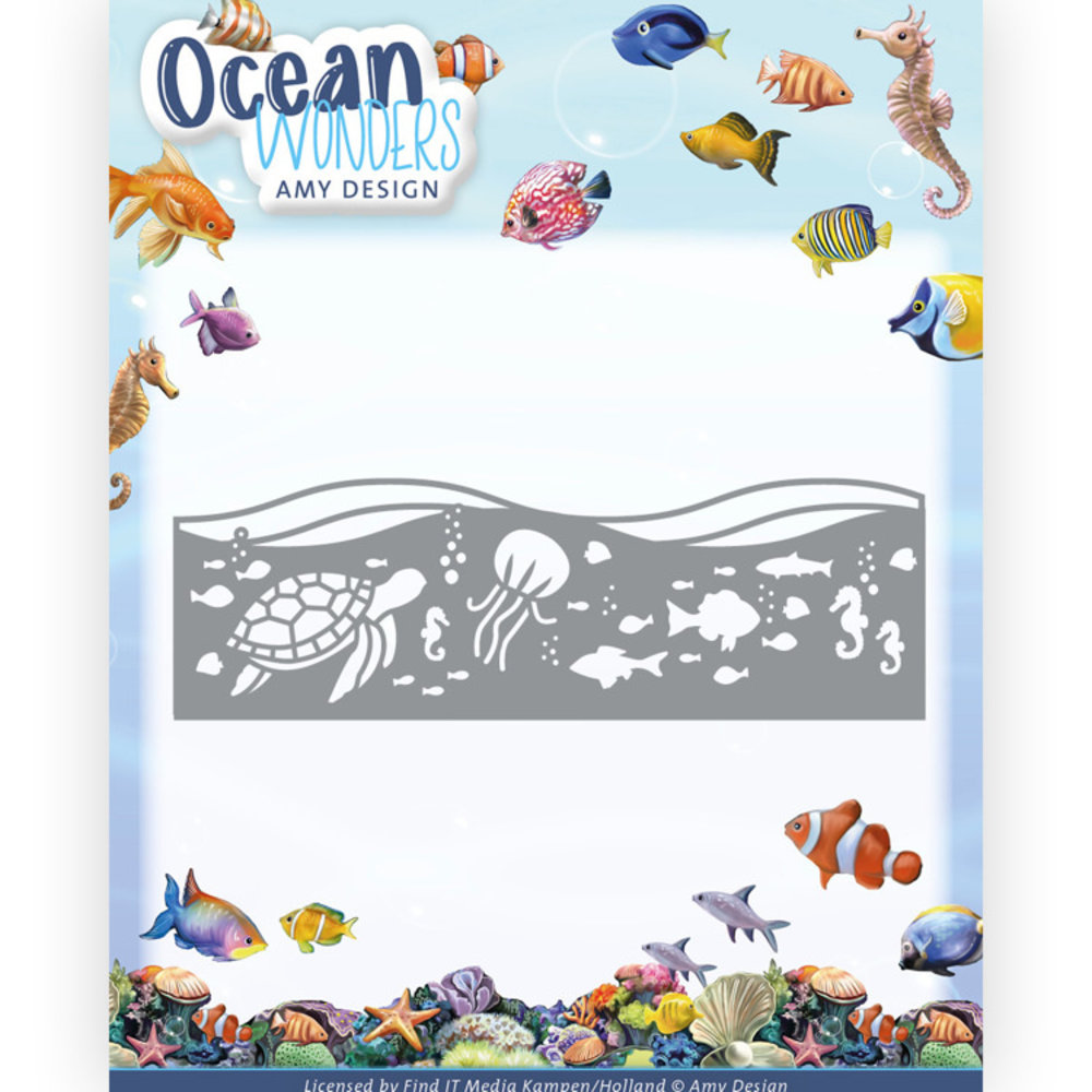 Amy Design Ocean Wonders Underwater Edge Dies (ADD10274)