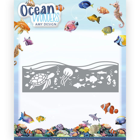 Amy Design Ocean Wonders Underwater Edge Dies (ADD10274)