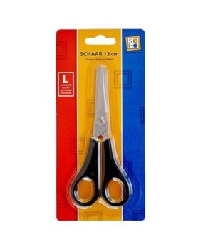 SOHO Schaar Ronde Punt Links-handig Zwart 13 cm (373730) SOHO Schaar Ronde Punt Links-handig Zwart 13 cm (373730)