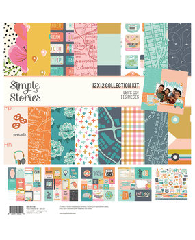 Simple Stories Let's Go! 12x12 Inch Collection Kit (17700)