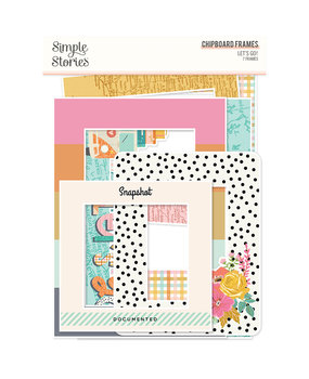 Simple Stories Let's Go! Chipboard Frames (17720)
