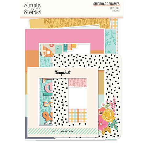 Simple Stories Let's Go! Chipboard Frames (17720) Simple Stories Let's Go! Chipboard Frames (17720)