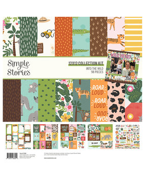 Simple Stories Into the Wild 12x12 Inch Collection Kit (17600)
