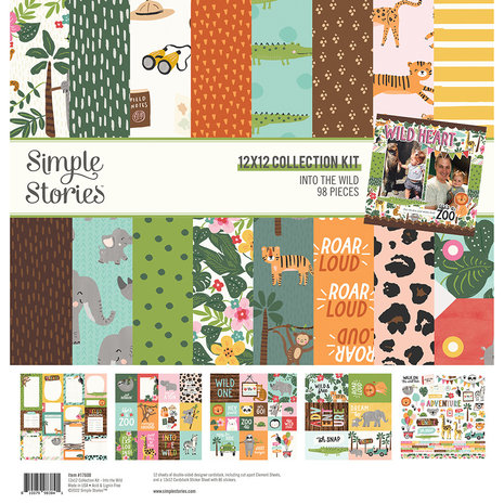 Simple Stories Into the Wild 12x12 Inch Collection Kit (17600) Simple Stories Into the Wild 12x12 Inch Collection Kit (17600)
