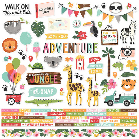 Simple Stories Into the Wild 12x12 Inch Collection Kit (17600) Simple Stories Into the Wild 12x12 Inch Collection Kit (17600)
