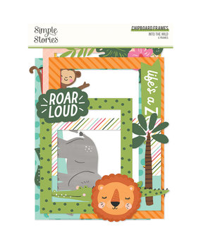 Simple Stories Into the Wild Chipboard Frames (17620) Simple Stories Into the Wild Chipboard Frames (17620)