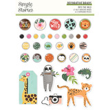 Simple Stories Into the Wild Decorative Brads (17623)