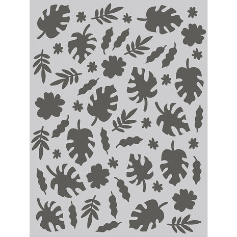 Simple Stories Into the Wild Stencil Jungle Leaves (17626) Simple Stories Into the Wild Stencil Jungle Leaves (17626)
