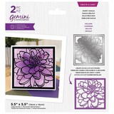 Gemini Framed Floral Dainty Dahlia Create-a-Card Dies (GEM-MD-CAD-DADA)