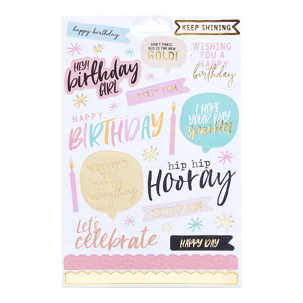 Spellbinders Craft Your Birthday Celebrations Embellishment Bundle (BD-0688) Spellbinders Craft Your Birthday Celebrations Embellishment Bundle (BD-0688)