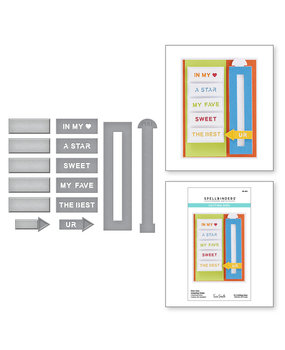 Spellbinders Snijmal Pick Your Greeting Slider (S5-509)