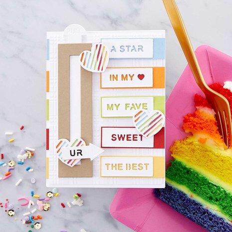 Spellbinders Snijmal Pick Your Greeting Slider (S5-509)