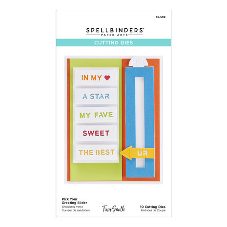Spellbinders Snijmal Pick Your Greeting Slider (S5-509)