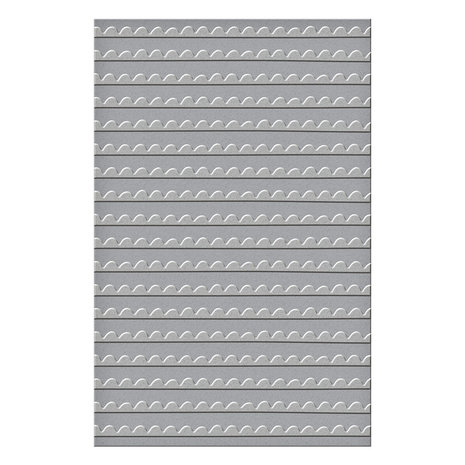 Spellbinders Hand Drawn Scallops Embossing Folder (SES-038)