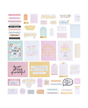 Spellbinders Printed Die Cuts Birthday Celebrations (SCS-200)