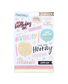 Spellbinders Birthday Celebrations Sticker Pack (SCS-201) Spellbinders Birthday Celebrations Sticker Pack (SCS-201)