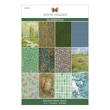 Spellbinders Blue Green Palette Sampler 6x9 Inch Paper Pad (CH-009)