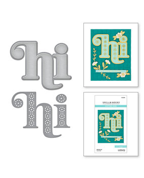 Spellbinders Snijmal Stitched Hi (S4-1202)