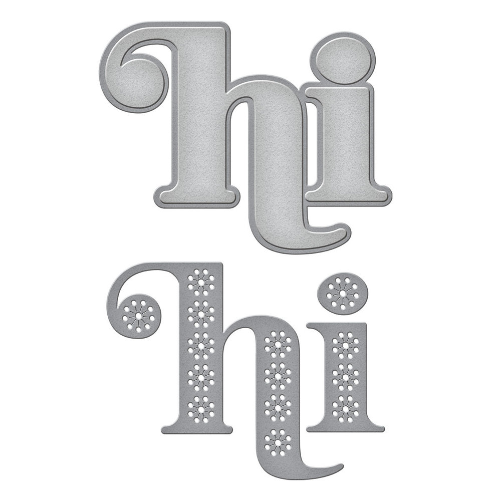 Spellbinders Snijmal Stitched Hi (S4-1202)