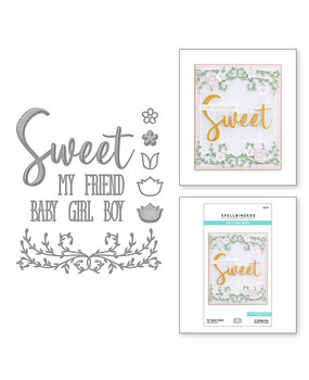 Spellbinders Snijmal My Sweet Friend (S5-512) Spellbinders Snijmal My Sweet Friend (S5-512)