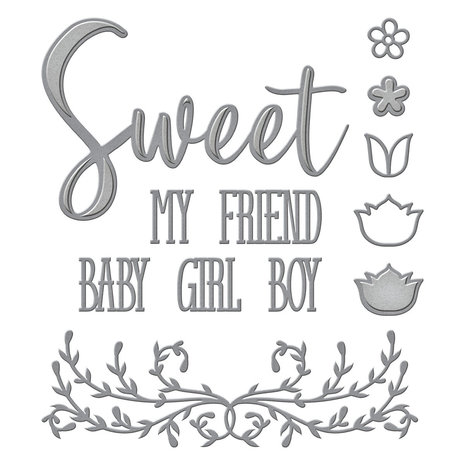Spellbinders Snijmal My Sweet Friend (S5-512) Spellbinders Snijmal My Sweet Friend (S5-512)
