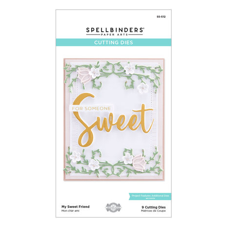 Spellbinders Snijmal My Sweet Friend (S5-512) Spellbinders Snijmal My Sweet Friend (S5-512)