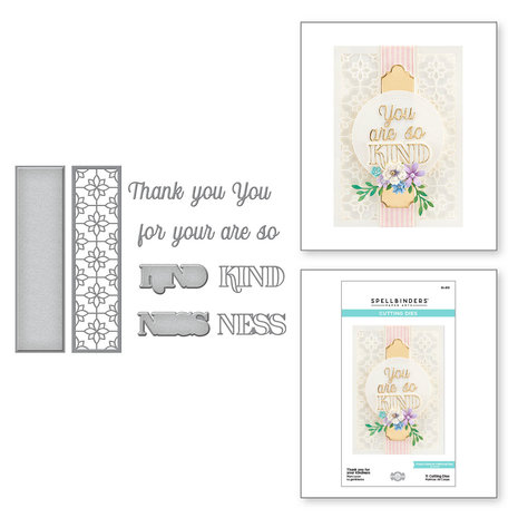 Spellbinders Snijmal Thank you for your Kindness (S5-513)