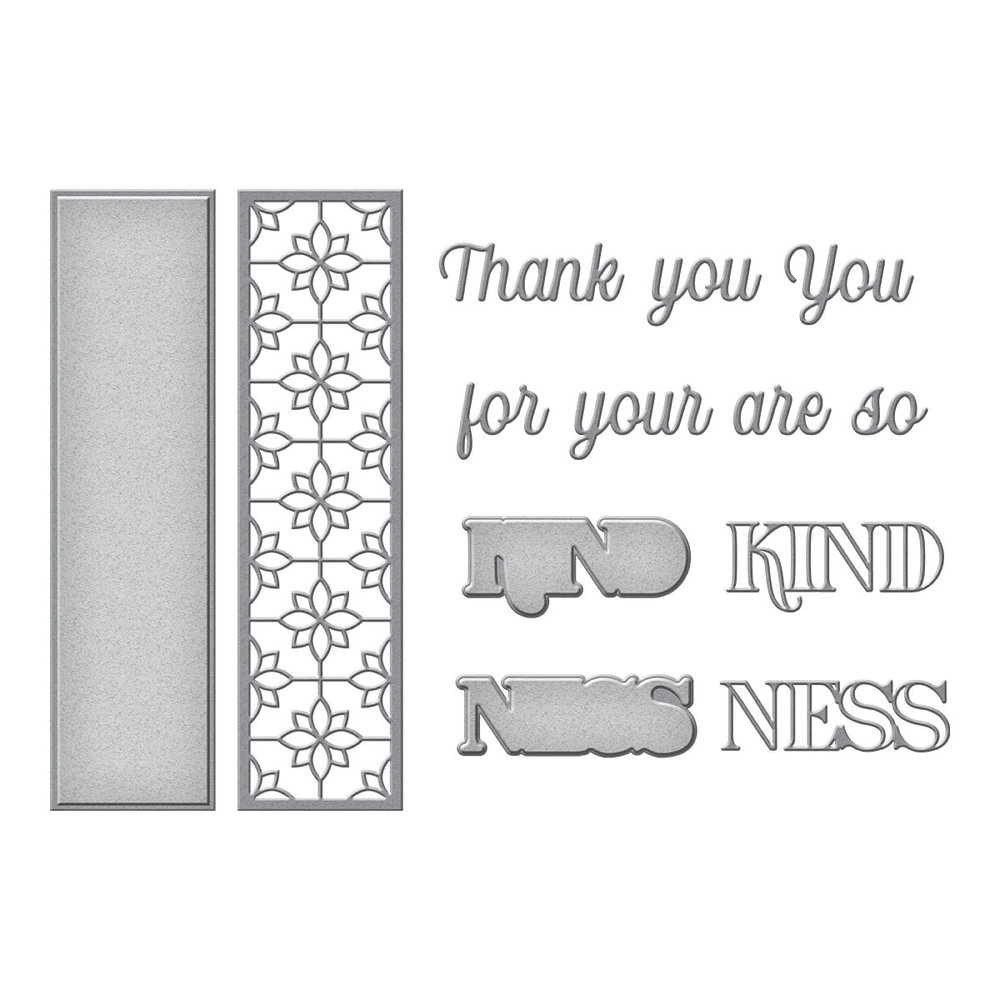 Spellbinders Snijmal Thank you for your Kindness (S5-513)