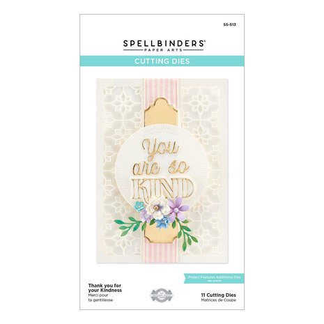 Spellbinders Snijmal Thank you for your Kindness (S5-513)