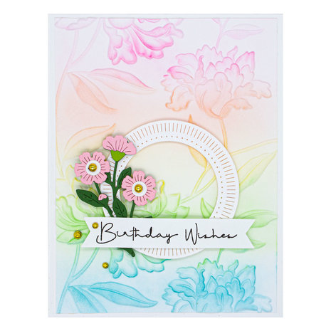Spellbinders Beautiful Blooms 3D Embossing Folder (E3D-026)