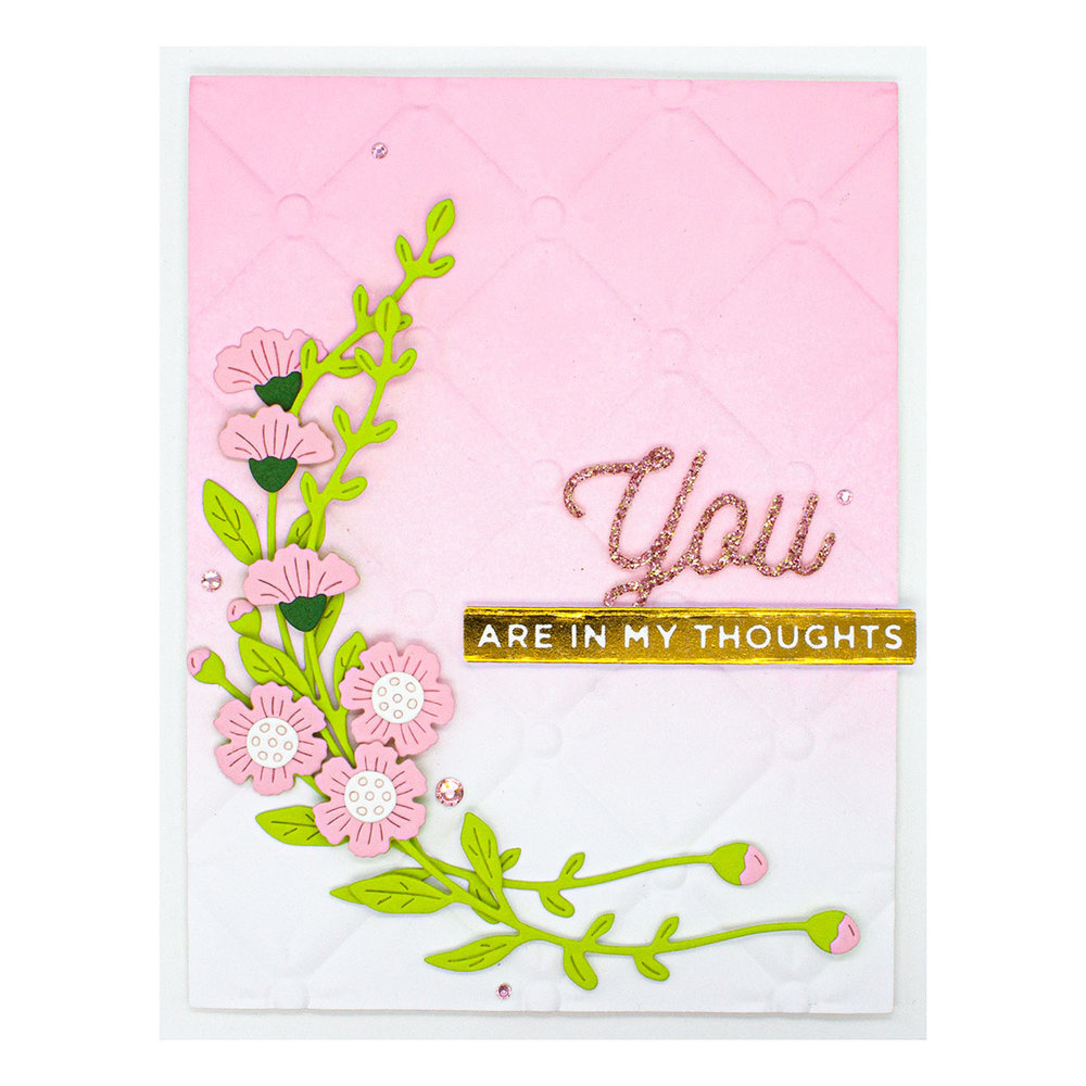 Spellbinders Tufted 3D Embossing Folder (E3D-027)