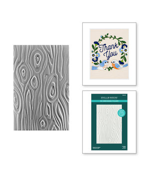Spellbinders Knock on Wood 3D Embossing Folder (E3D-028)