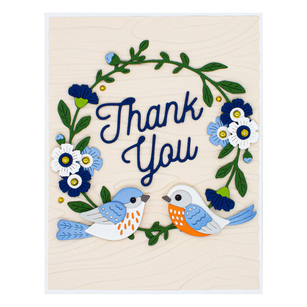 Spellbinders Knock on Wood 3D Embossing Folder (E3D-028)