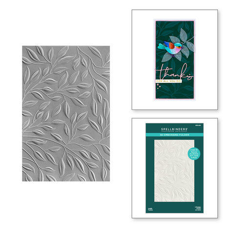 Spellbinders Leafy 3D Embossing Folder (E3D-030) Spellbinders Leafy 3D Embossing Folder (E3D-030)