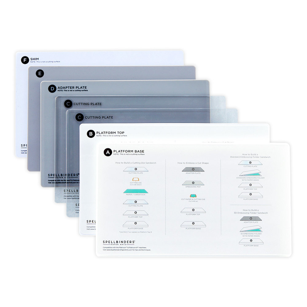 Spellbinders Universal Plate System (7pcs) (PL-127)
