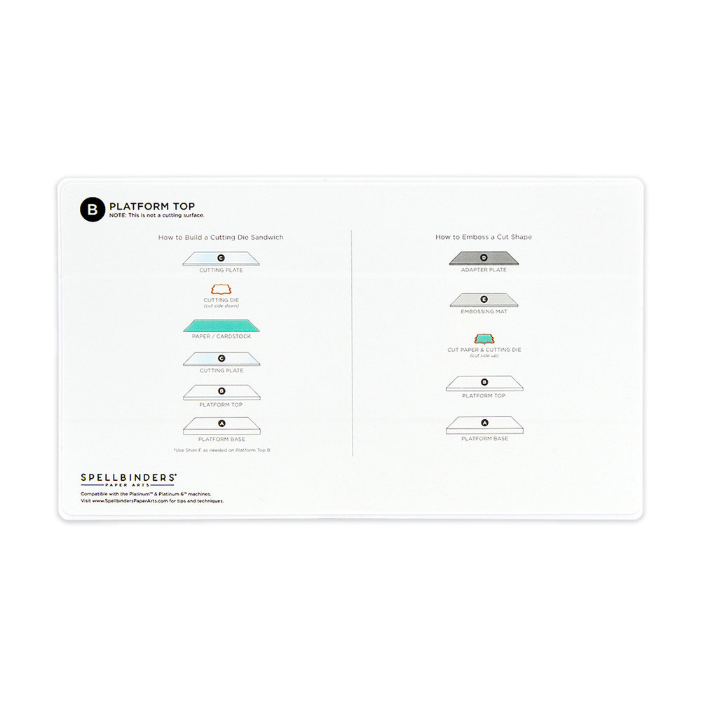 Spellbinders Universal Plate System (7pcs) (PL-127)