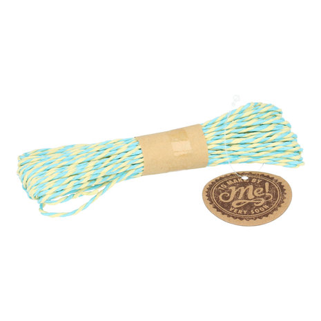 Make by Me! Papiertouw Geel Blauw (TW.899) Make by Me! Papiertouw Geel Blauw (TW.899)