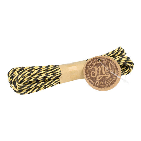 Make by Me! Papiertouw Geel Zwart (TW.899) Make by Me! Papiertouw Geel Zwart (TW.899)