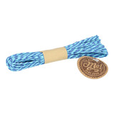 Make by Me! Papiertouw Lichtblauw Donkerblauw (TW.899)