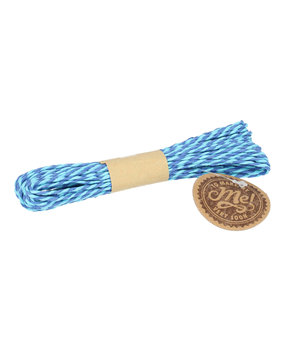 Make by Me! Papiertouw Lichtblauw Donkerblauw (TW.899) Make by Me! Papiertouw Lichtblauw Donkerblauw (TW.899)