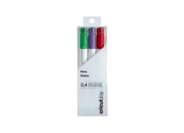 Cricut Joy Fine Point Pens Red/Green/Violet 0.4 mm (2007077)